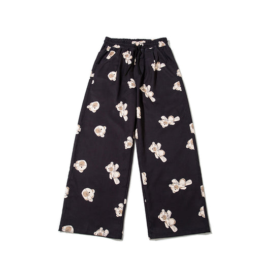 Pantalones Anchos con Estampado de Mariposas y Ositos - Image 9