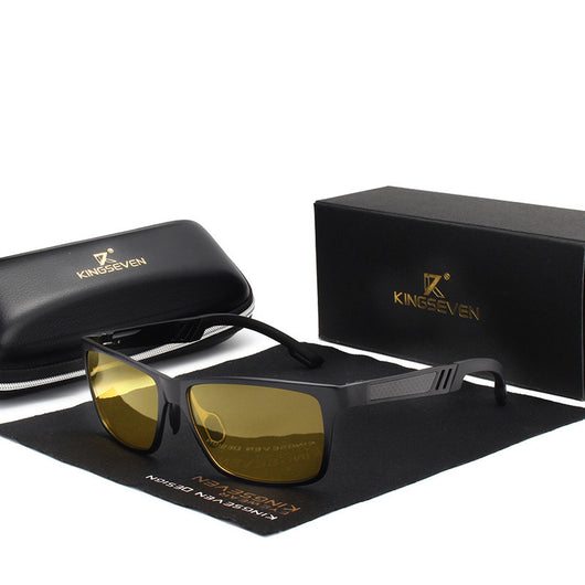 Gafas de Sol Polarizadas para Hombre Aluminio Magnesio - Lentes Rectangulares Antirreflejos - Image 12