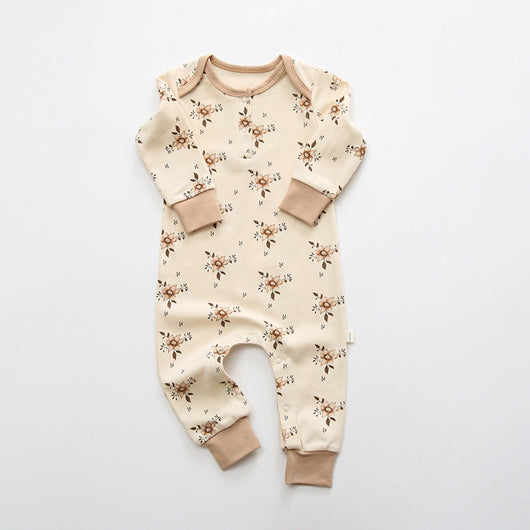Enterizo de Algodón con Cuello y Estampado para Bebé - Image 17