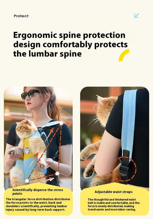 Mochila Pecho para Gatos Ligera y Portátil - Image 14