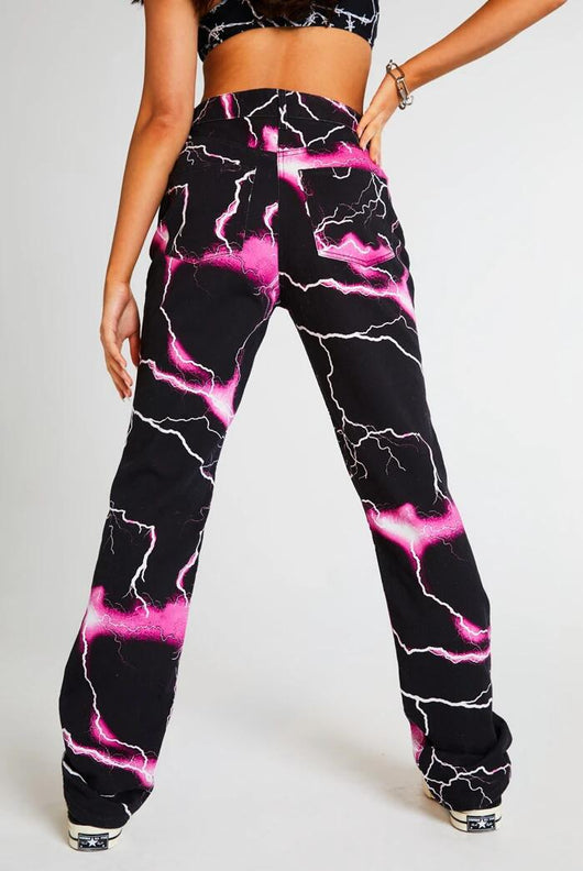 Jeans Casuales Estampados de Estilo Urbano - Image 12