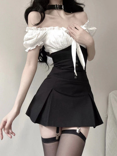 Conjunto Falda con Tirantes y Blusa Estival Dulce - Image 11