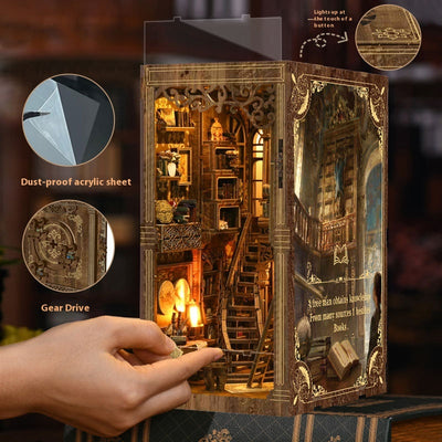 Soporte Decorativo 3D para Libros - Diseño Cabaña DIY - Image 9