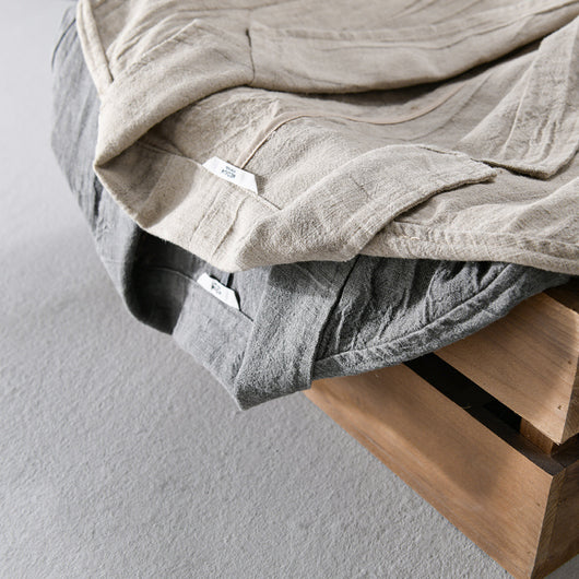 Camisa Suelta de Lino para Hombre - Diseño Minimalista y Versátil - Image 3