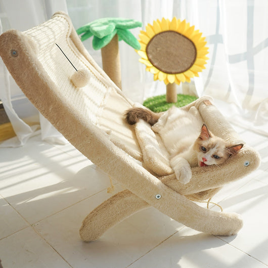 Sofá Cama para Gatos con Zona de Asoleamiento - Image 4