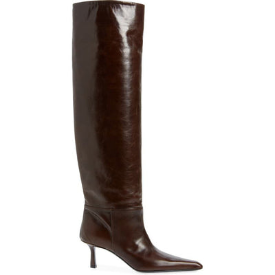 Botas Vaqueras Cuadradas con Tacón Stiletto - Estilo Casual Moderno para Mujer - Image 16