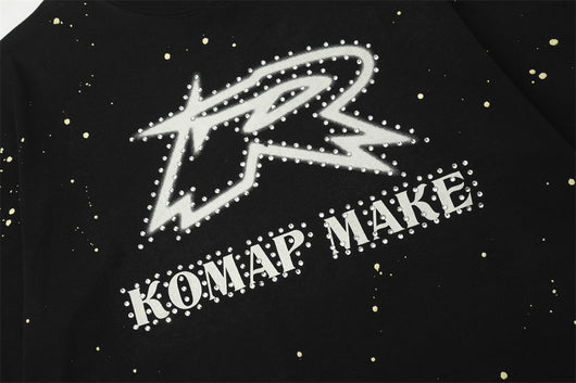 Camiseta Estampada Cielo Estrellado de Manga Corta para Hombre - Image 8