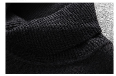 Suéter Cuello Alto Grueso de Lana Merino para Uso Casual - Image 6