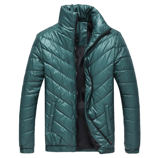 Chaqueta Acolchada de Invierno para Hombre Corte Slim Estilo Coreano - Image 10
