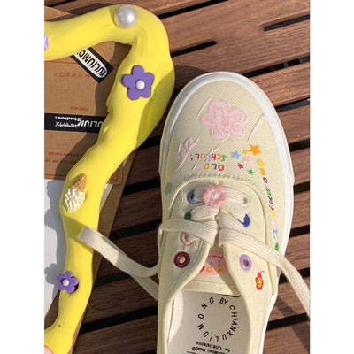 Zapatillas Canvas Custard Versátiles para Estudiantes - Diseño Adorable y Cómodo - Image 5