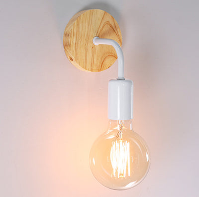 Lámpara de Pared Minimalista Estilo Rústico Americano en Hierro Forjado - Image 2
