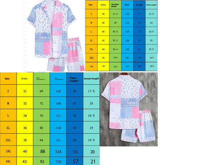 Conjunto Hawaiano Hombre: Camisa y Shorts Holgados de Manga Corta - Image 18