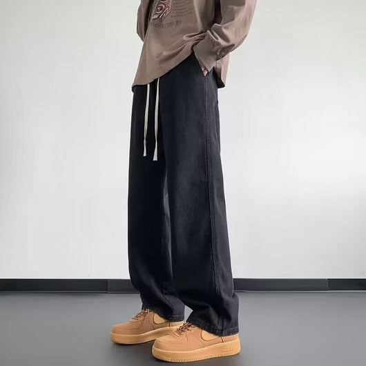 Jeans Rectos Holgados Diseño Americano para Hombre - Image 9