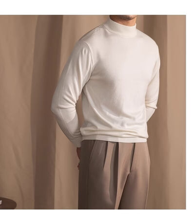 Suéter Cuello Alto Slim Fit Diario - Prenda Base Térmica Versátil - Image 16