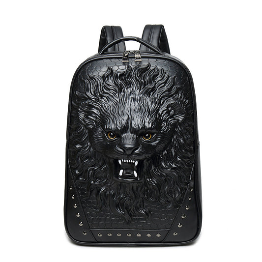 Mochila de Viaje Estampado Animal de Gran Capacidad para Hombre