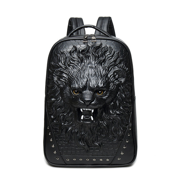 Mochila de Viaje Estampado Animal de Gran Capacidad para Hombre