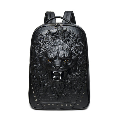 Mochila de Viaje Estampado Animal de Gran Capacidad para Hombre