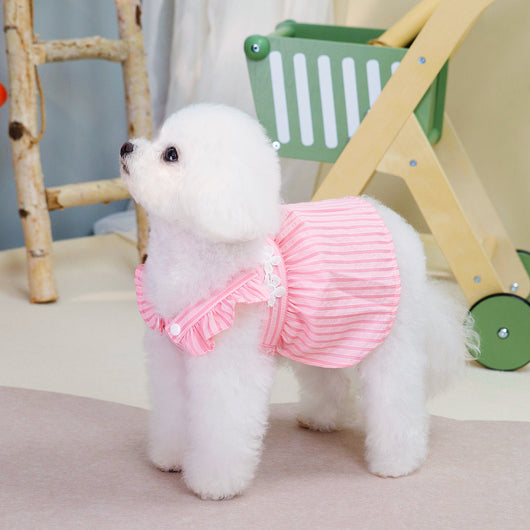 Vestido Princesa para Mascotas con Rayas Verticales - Image 4