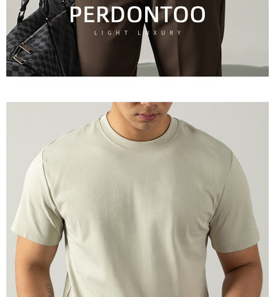 Camiseta de Algodón Mercerizado Tratado con Amoníaco Líquido para Hombre - Image 20