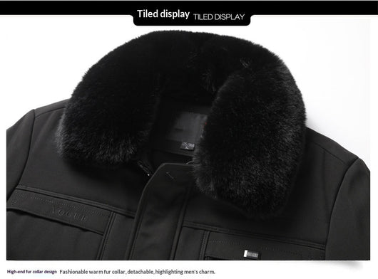Chaqueta de Lana de Cordero para Hombre Maduro - Image 14