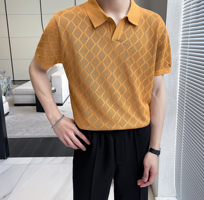 Playera Transpirable Estilo Hong Kong con Cuello Solapa Hueco - Image 7