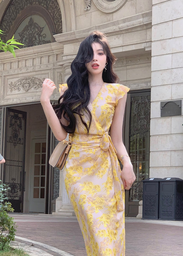 Vestido Amarillo para Vacaciones en la Playa - Image 8