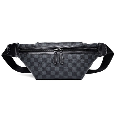 Bolsa Cruzada Cuadriculada para Hombre - Messenger Multiusos con Diseño Moderno - Image 17
