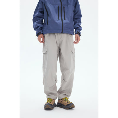 Pantalones Cargo Cómodos de Fibra Química para Hombre - Image 2