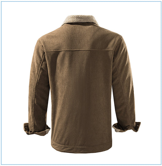 Chaqueta de Cachemira Gruesa para Hombre - Corte Holgado y Casual - Image 18