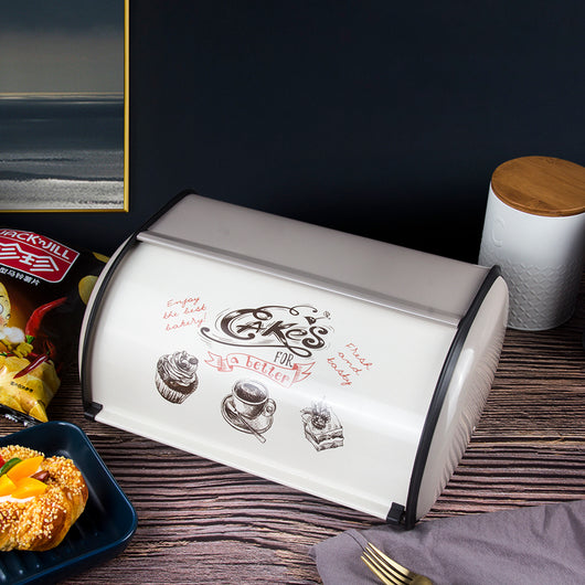 Caja de Almacenamiento para Repostería Estilo Nórdico con Tapa Abatible - Image 2