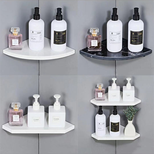 Repisa Triangular de Mármol Estilo Nórdico Minimalista para Baño - Image 2