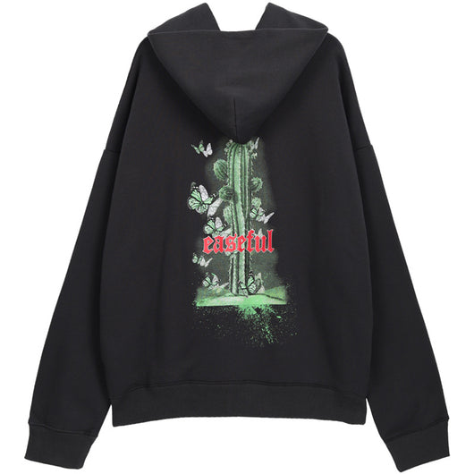 Sudadera con capucha estampado cactus y forro polar - Image 6