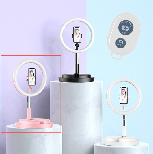 Aro de Luz LED Portátil para Selfies, Vlogs y Transmisiones en Vivo - Image 13