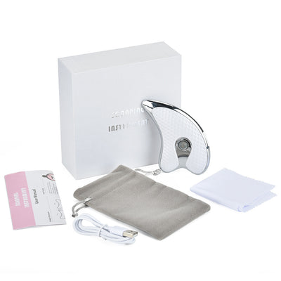 Masajeador Facial Vibrante Recargable con Raspador de Gua Sha - Image 2