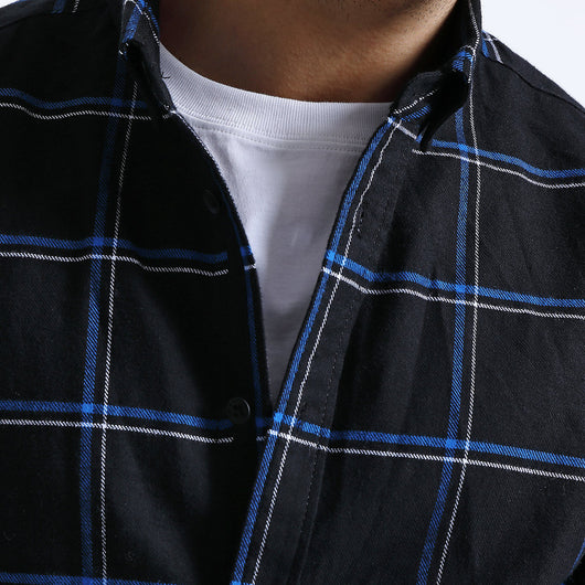 Camisa de Cuadros Casual con Textura Peinada - Image 9