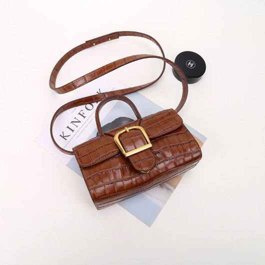 Bolso Doctor Cuadrado de Cuero con Hebilla Francesa - Image 12