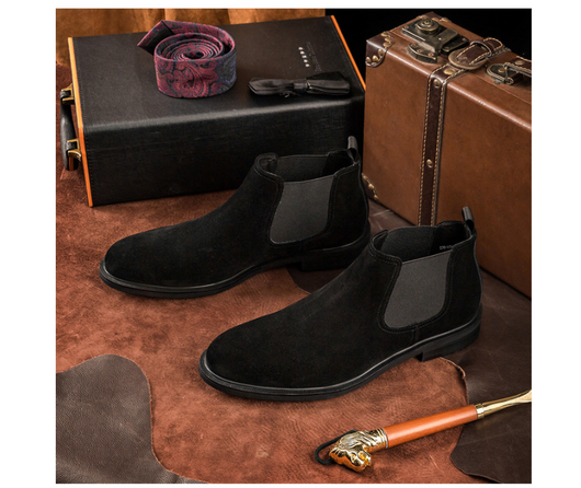 Botas Casuales para Hombre con Suela Clara y Forro de Cachemira - Image 13