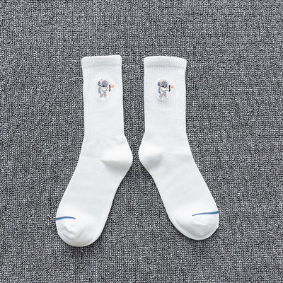 Calcetines de Algodón Estampados Astronauta - Deportivos Versátiles - Image 13