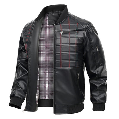 Chaqueta de Cuero para Hombre Primavera Otoño - Image 3