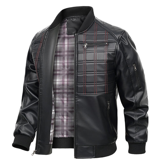 Chaqueta de Cuero para Hombre Primavera Otoño - Image 3