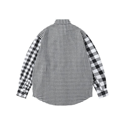 Camisa de Cuadros con Solapa para Hombre - Manga Larga - Image 7