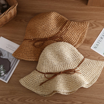 Sombrero de Paja para Playa y Viajes - Protección Solar Versátil - Image 23