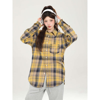 Camisa Larga de Protección Solar Estilo Retro para Mujer - Image 8
