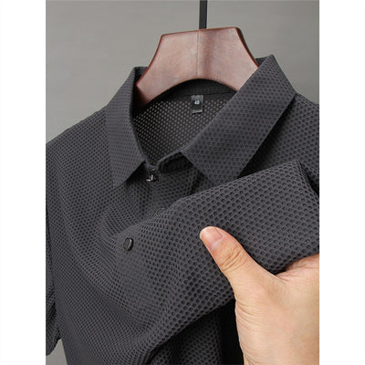 Camiseta Hombre Ice Silk Manga Corta - Frescura y Comodidad - Image 22