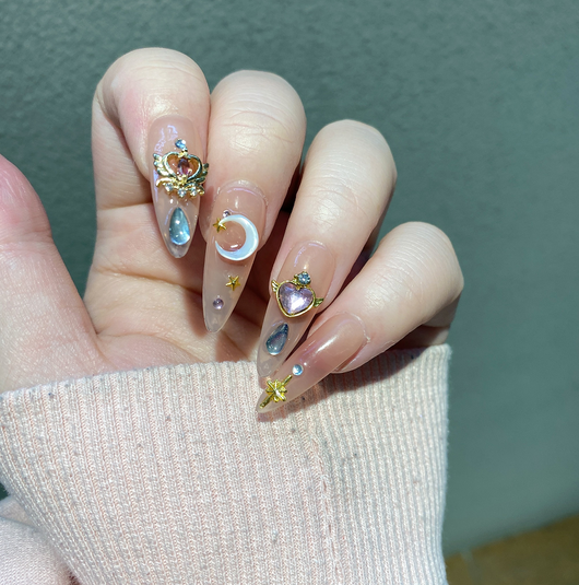 Uñas Postizas Resistentes al Agua - Duración Extendida con Acabado Lunar - Image 5