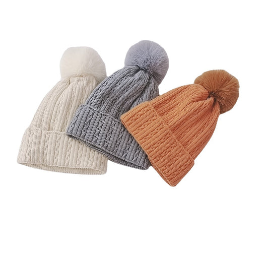 Gorro de Lana Coreano Retorcido Trend Otoño e Invierno - Image 10