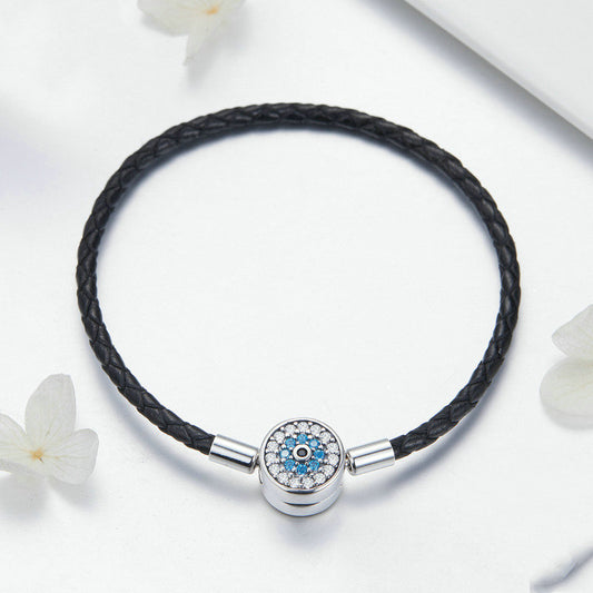 Pulsera Mágica de Plata Ziyun con Cruz - Estilo Coreano Trendy - Image 2