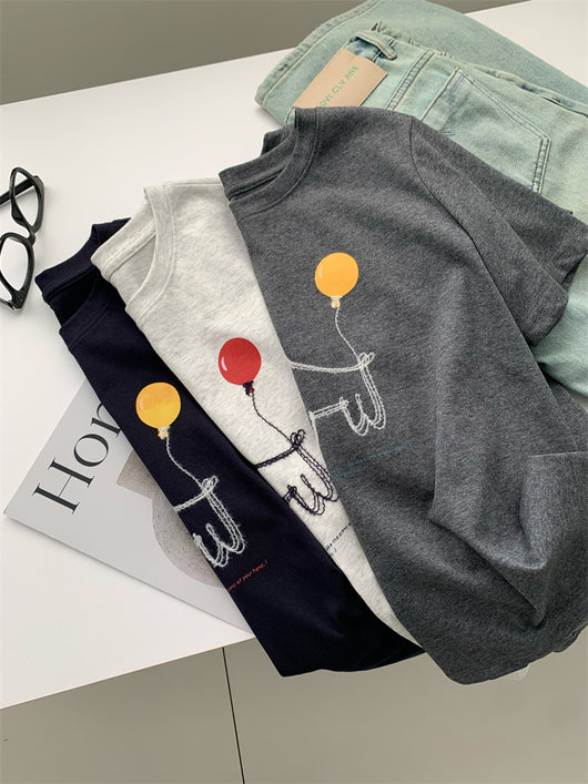 Camiseta Holgada para Mujer con Estampa de Cachorro Globo - Image 16