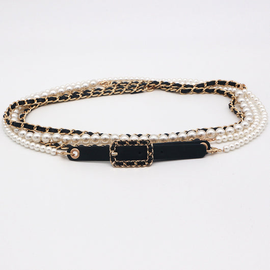 Cinturón de Cadena de Perlas para Mujer - Image 14