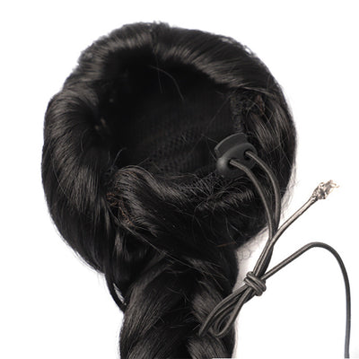 Peluca Trenza Sintética Cola de Caballo Estilo Fishtail para Mujer - Image 44